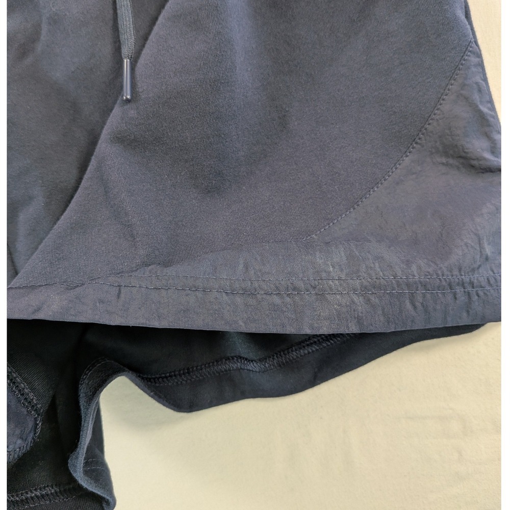 Adidas Shorts Mens XL Navy Blue Cotton Athleisure Athletic Shorts Zipper Pockets - Picture 5 of 12